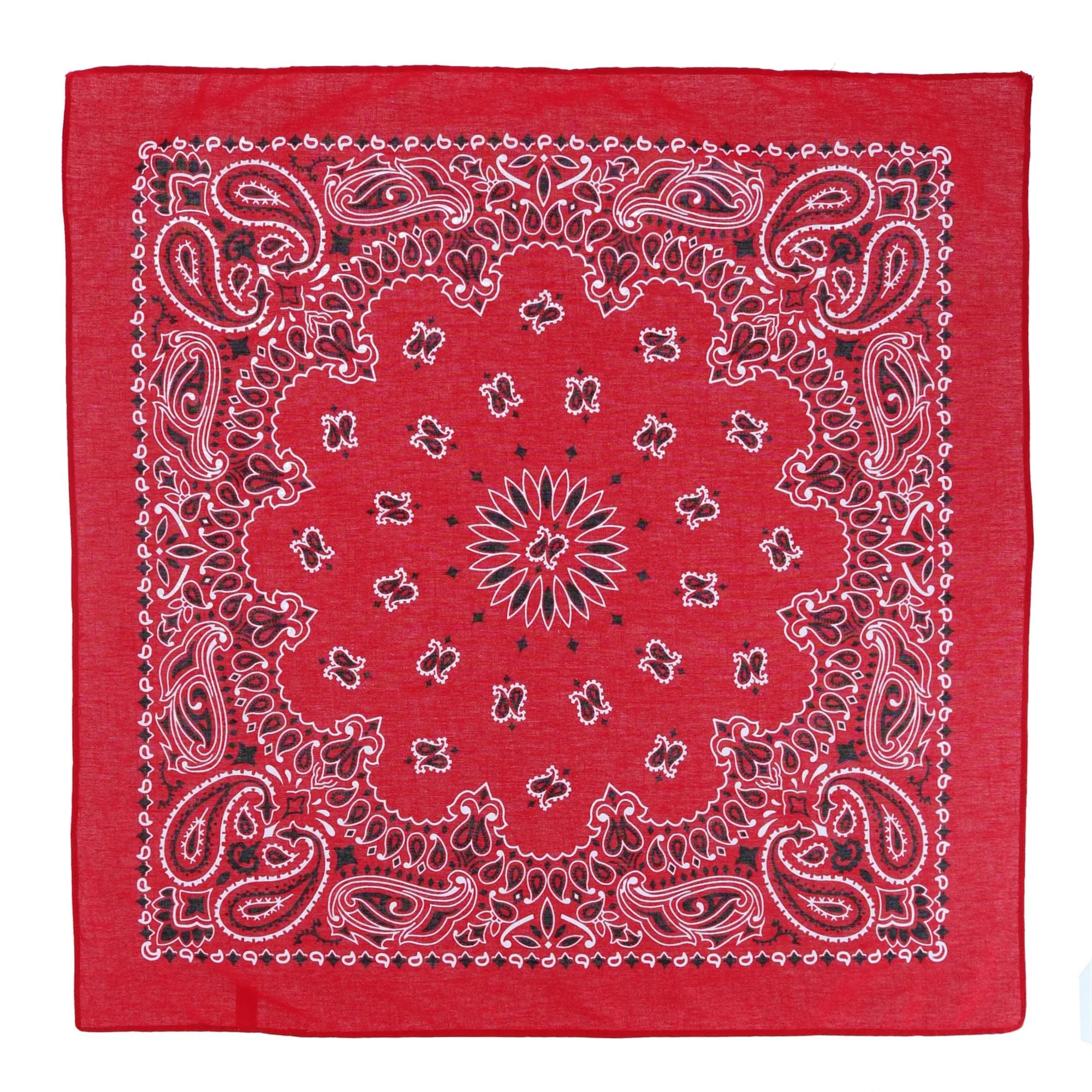 CTM® Modern Paisley 20x20 Cotton Bandana 6 Pack