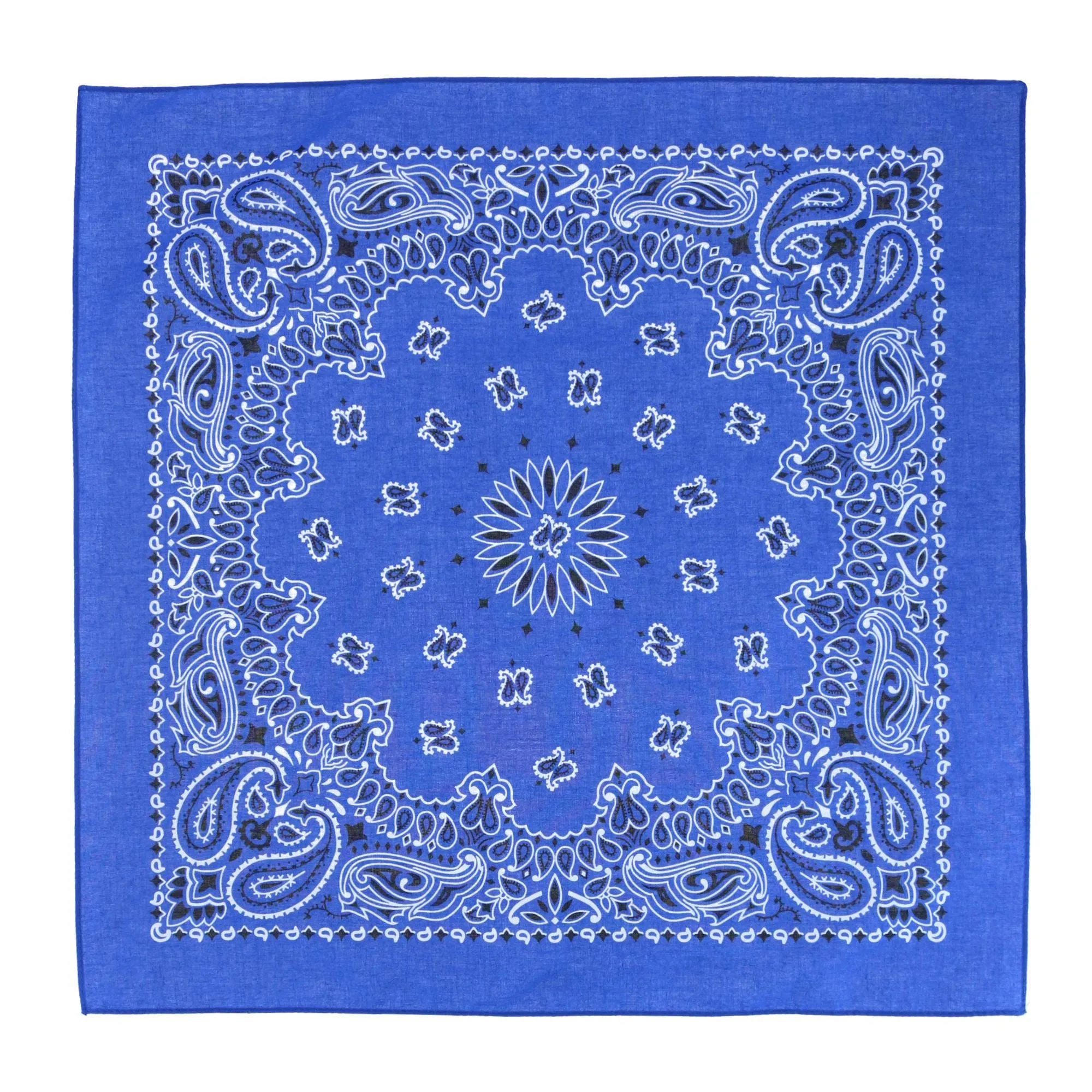 CTM® Modern Paisley 20x20 Cotton Bandana 6 Pack