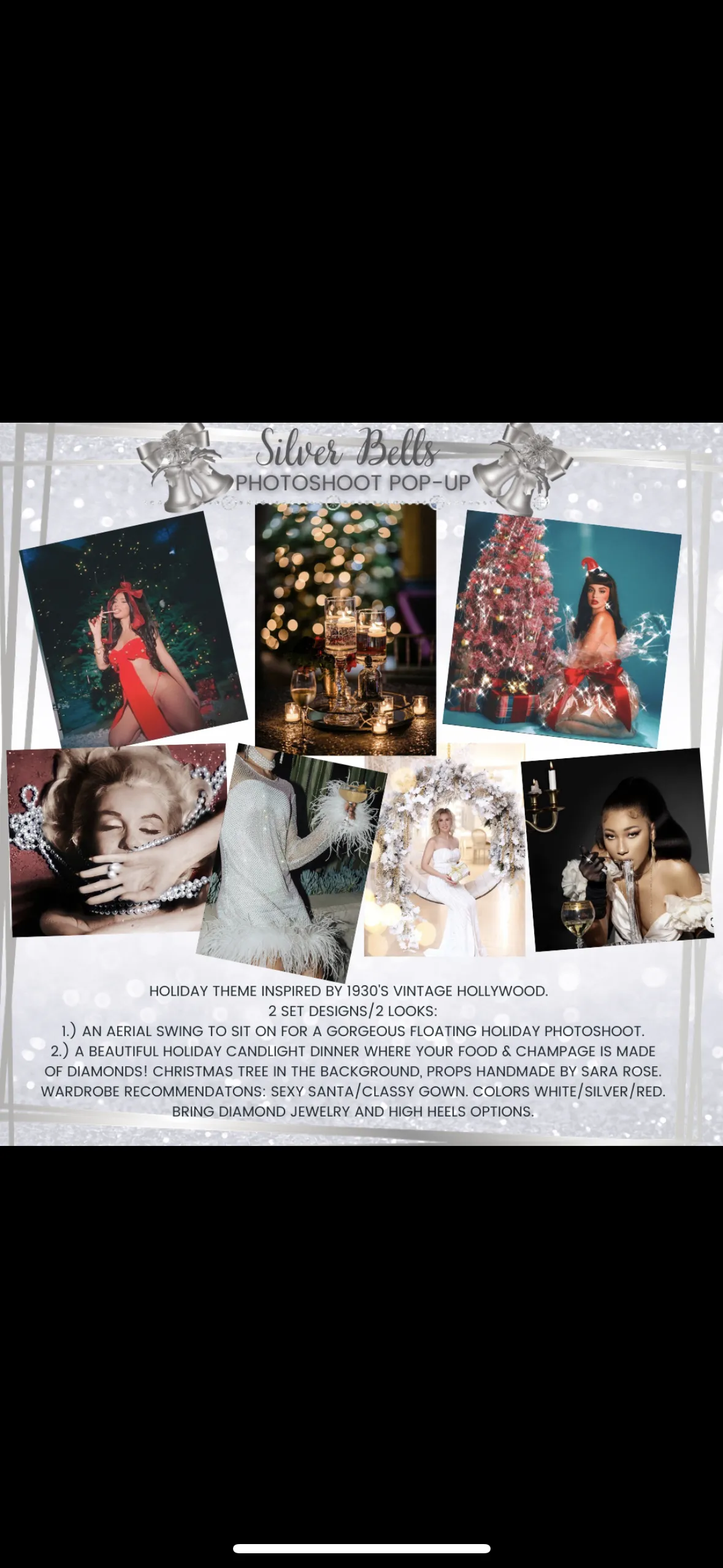 DALLAS TEXAS: Silver Bells Photoshoot Pop-up