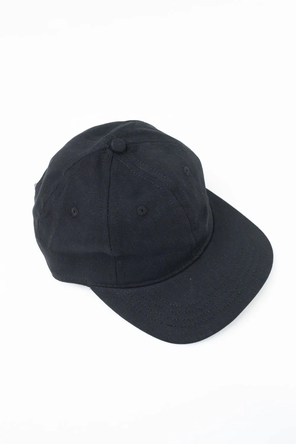 Denim Baseball Hat - Black