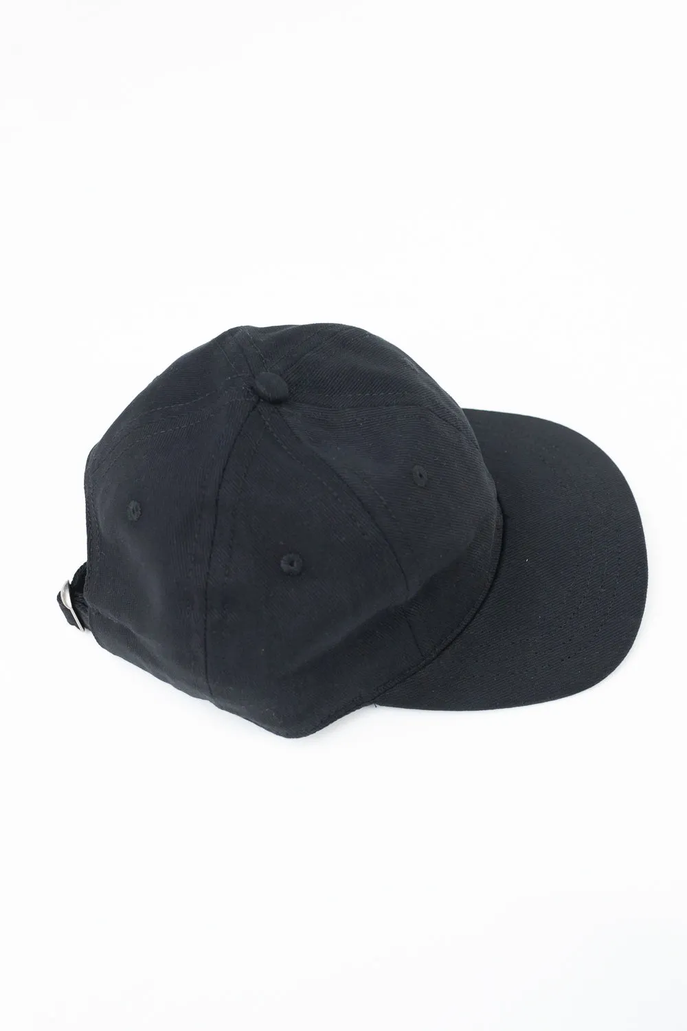 Denim Baseball Hat - Black