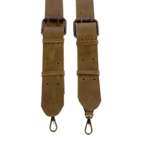 DOUBLE BUCKLE BACKPACK STRAP SET - MOSS