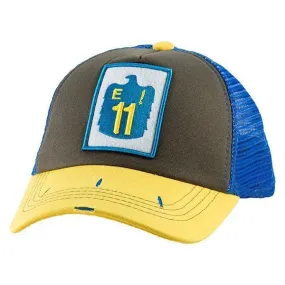 E11 Yel/Gry/Blu Grey Cap – Caliente Edition Collection