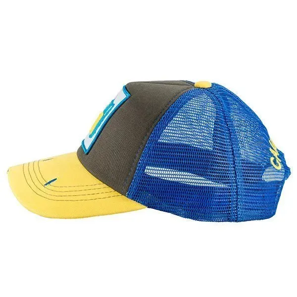 E11 Yel/Gry/Blu Grey Cap – Caliente Edition Collection