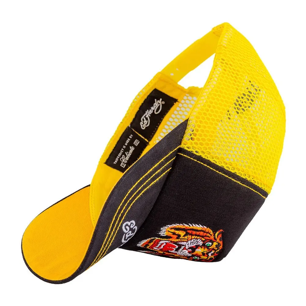 Ed Hardy Black/Black/Yellow Cap – Caliente Ed Hardy Collection
