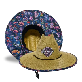 Farmers Defense Straw Hat - Fungi Forager
