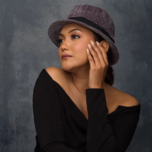 Fedoras Hat Short Brimmed Foldable (Vesper)