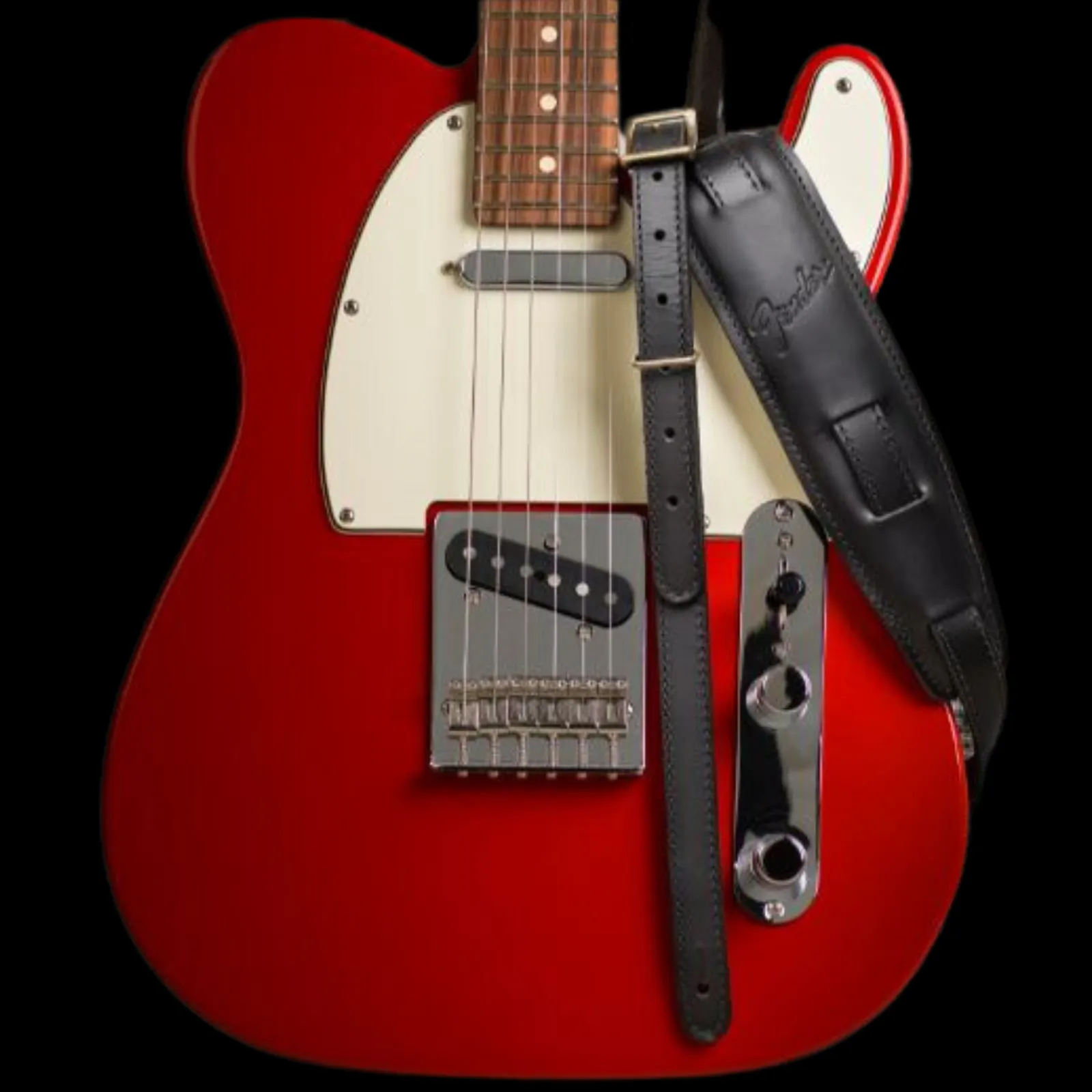 Fender Mustang Saddle Guitar Strap - Black
