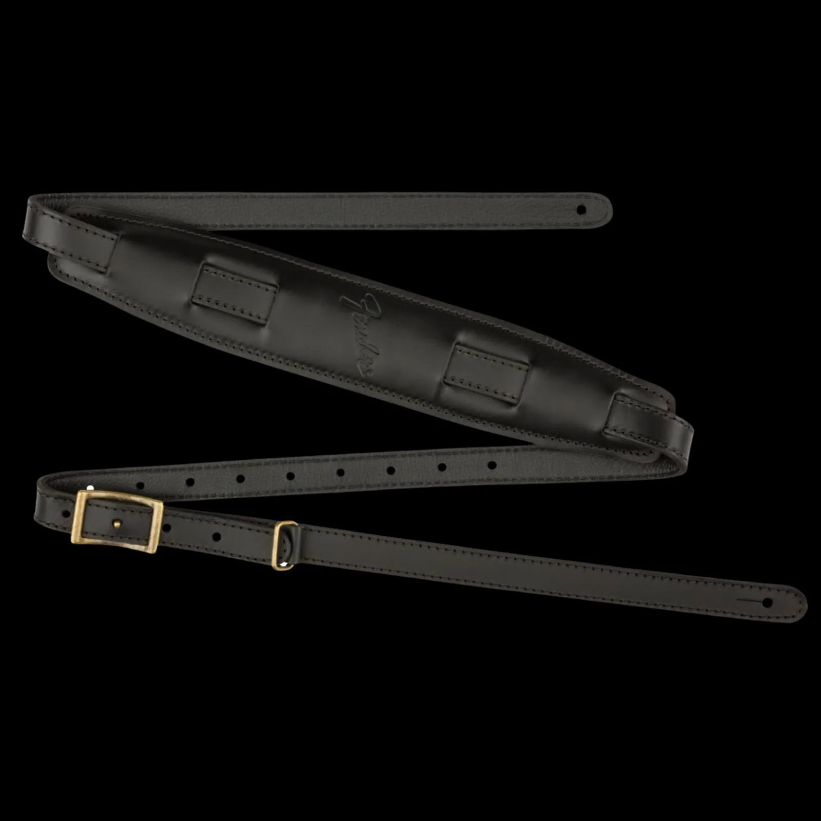 Fender Mustang Saddle Guitar Strap - Black