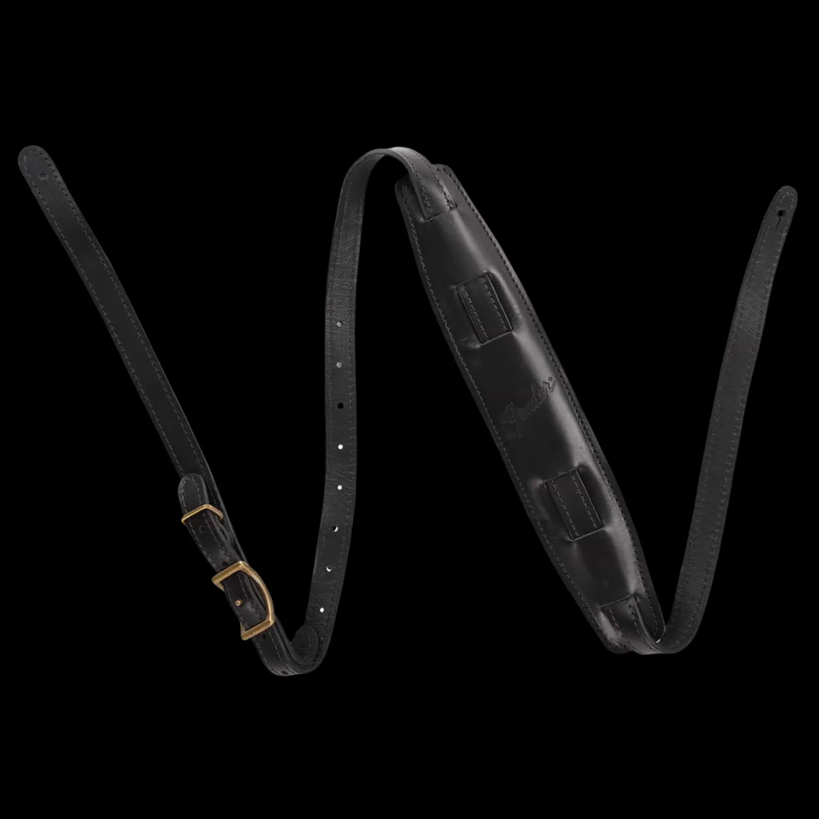 Fender Mustang Saddle Guitar Strap - Black