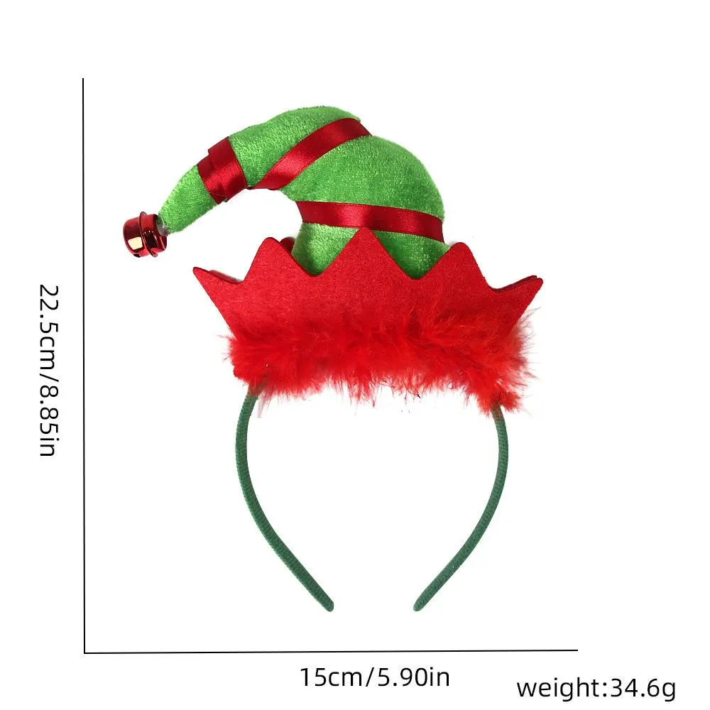 FFOrder Fun Girls Santa Hair Accessories, Christmas Headbands, Antler Headdresses, Decorative Supplies