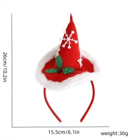 FFOrder Fun Girls Santa Hair Accessories, Christmas Headbands, Antler Headdresses, Decorative Supplies