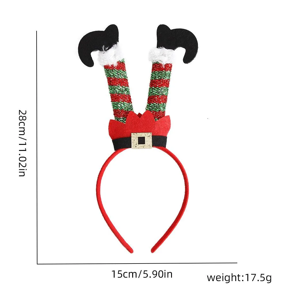 FFOrder Fun Girls Santa Hair Accessories, Christmas Headbands, Antler Headdresses, Decorative Supplies