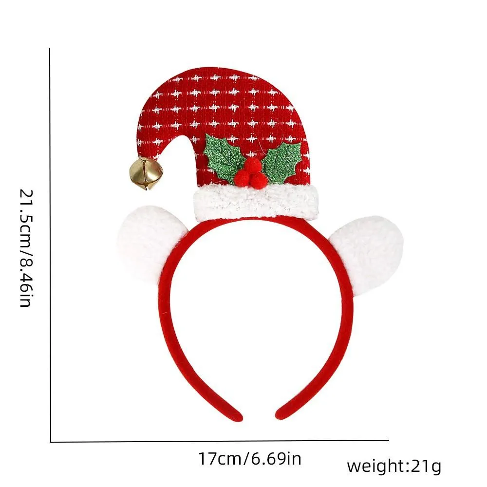 FFOrder Fun Girls Santa Hair Accessories, Christmas Headbands, Antler Headdresses, Decorative Supplies