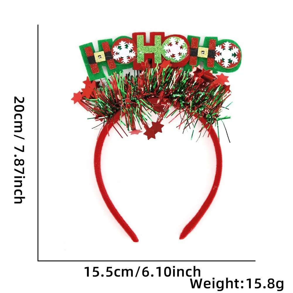 FFOrder Fun Girls Santa Hair Accessories, Christmas Headbands, Antler Headdresses, Decorative Supplies