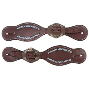 Fort Worth Aiyana Spur Straps - Turquoise
