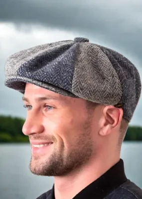 Gatsby Donegal Cap | Denim Patch