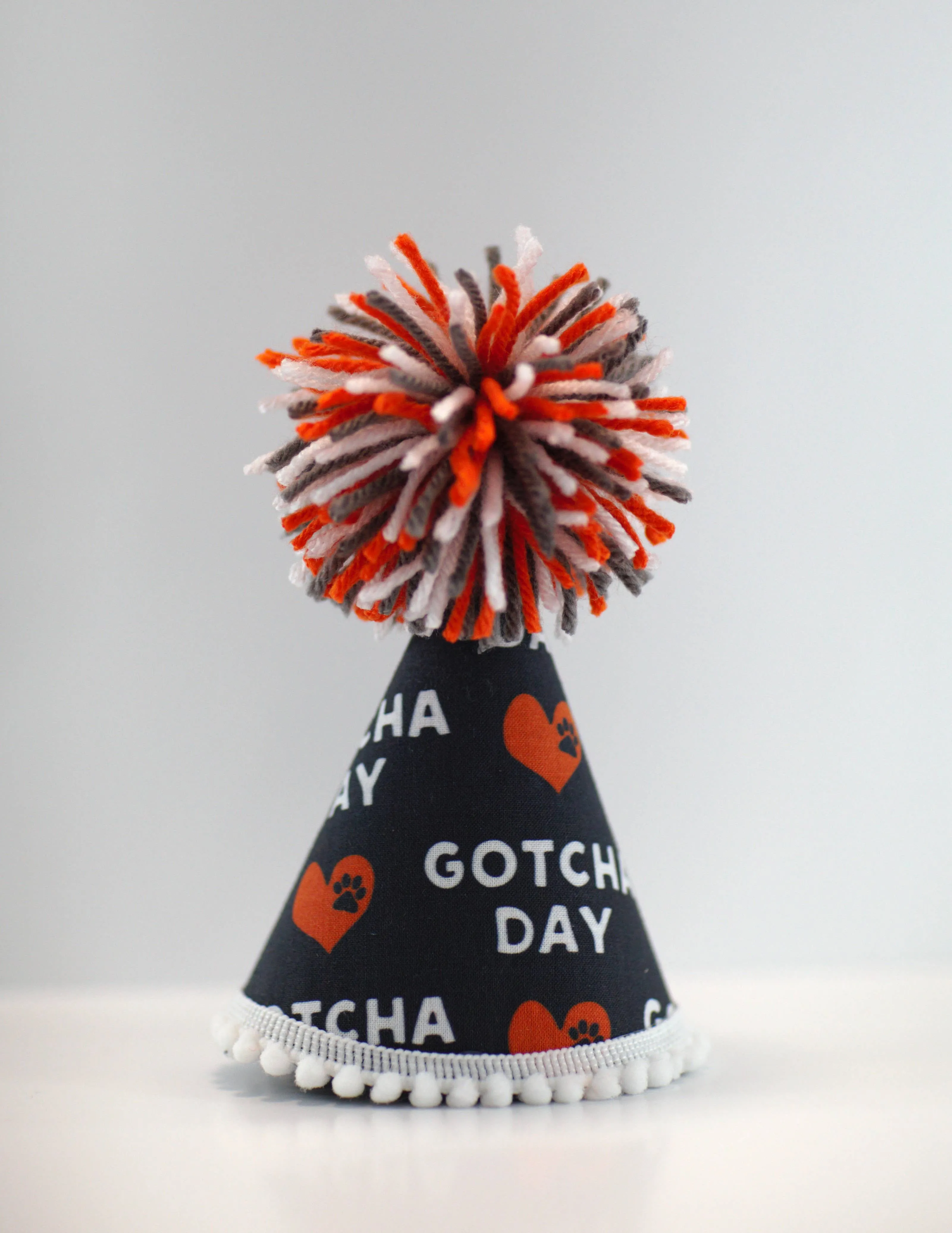 Gotcha Day Pet Party Hat - Fun Photo Prop / Handcrafted