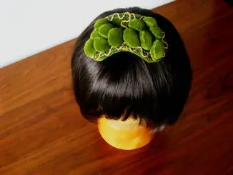Grape head dress