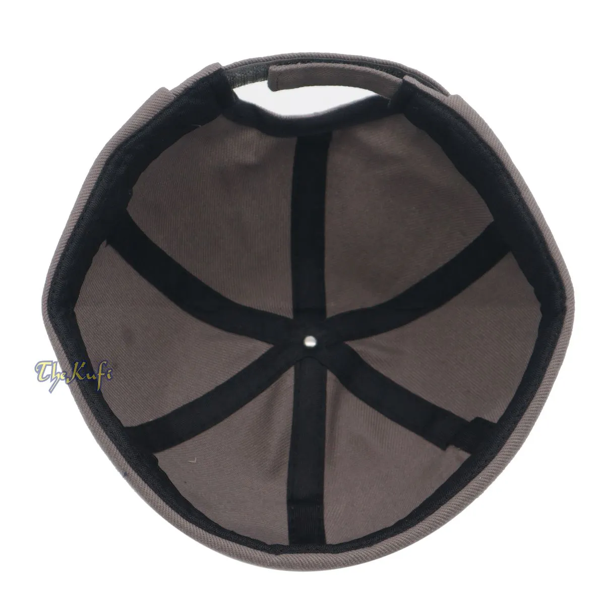 Grey Brimless Baseball Cap Adjustable Strap & Velcro