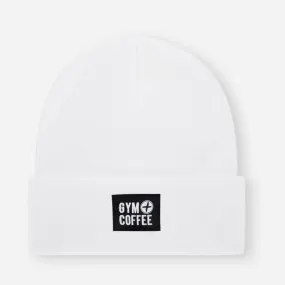 Gym Coffee Knit Beanie - Cloud White
