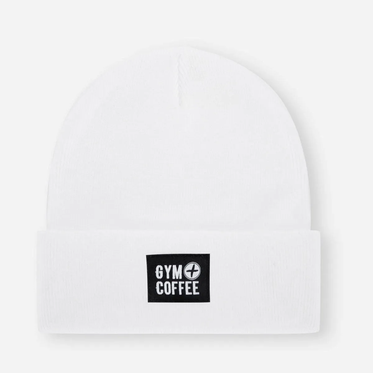 Gym Coffee Knit Beanie - Cloud White