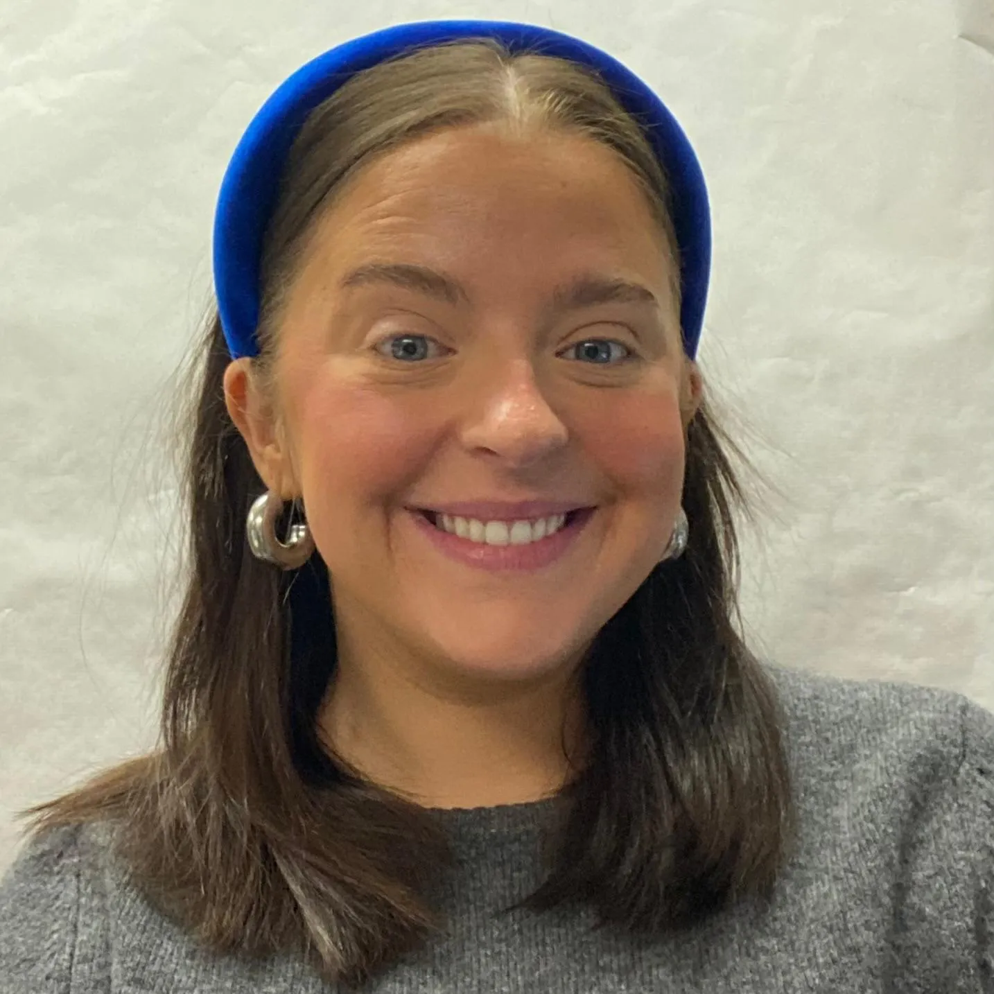 Hairband - Velvet Royal Blue