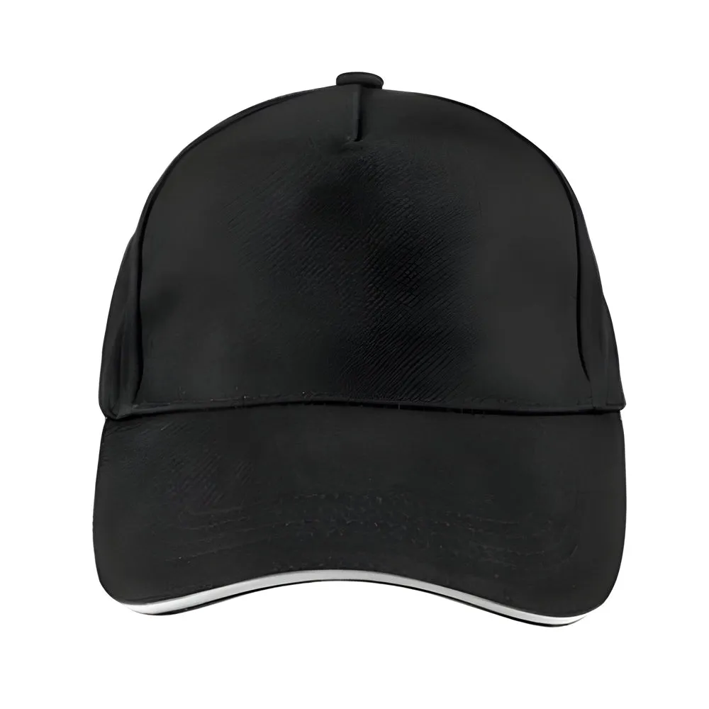 Hats & Headwear - COTTON - Baseball Cap - Jet Black