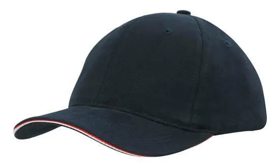 Headwear Brushed Heavy Cotton With Double Sandwich (4212)-Clearance