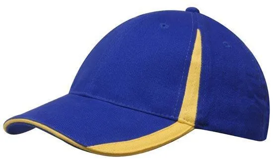 Headwear Brushed Heavy Cotton With Inserts On The Peak & Crown (4014)