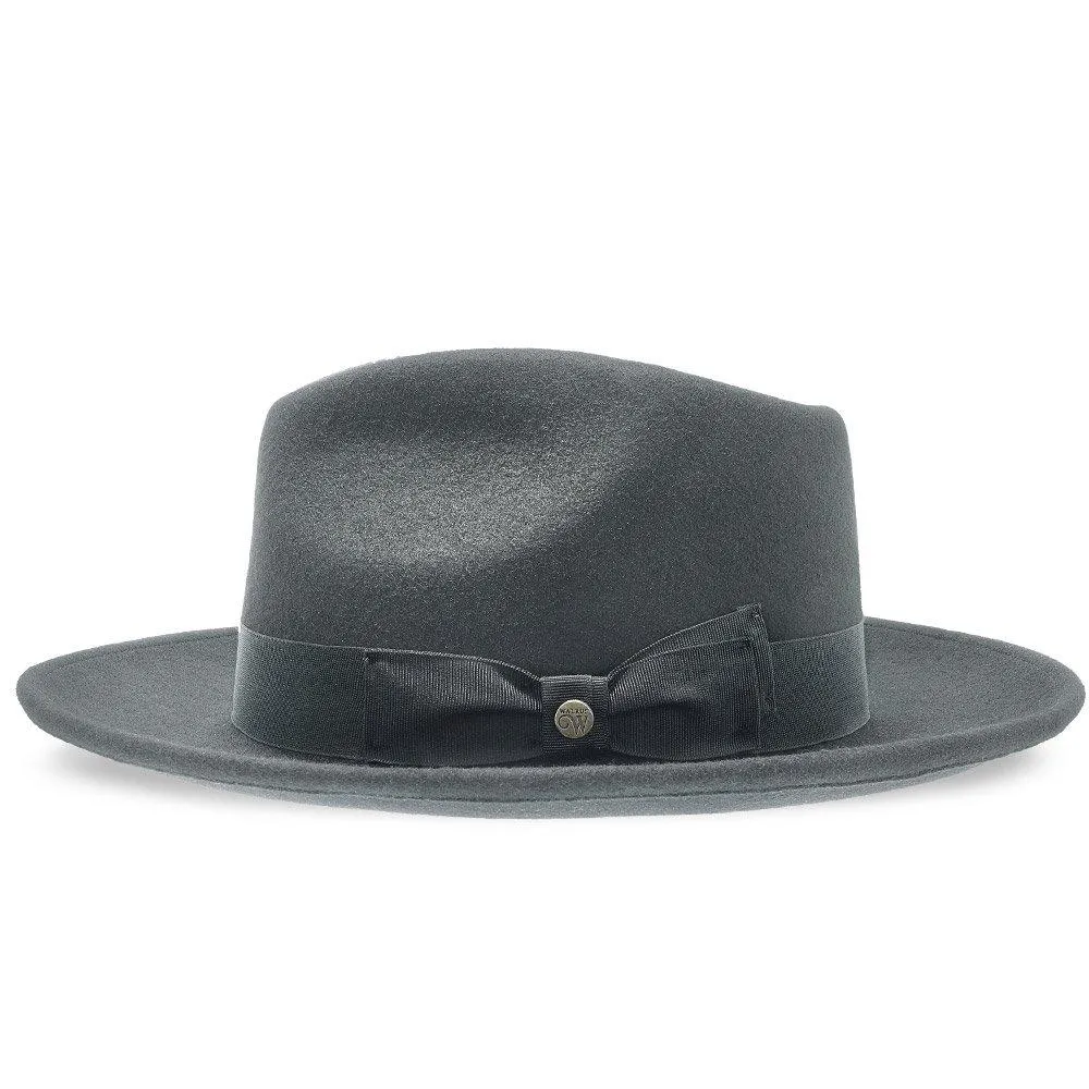 Imperial - Walrus Hats White Center Dent Wool Felt Fedora Hat