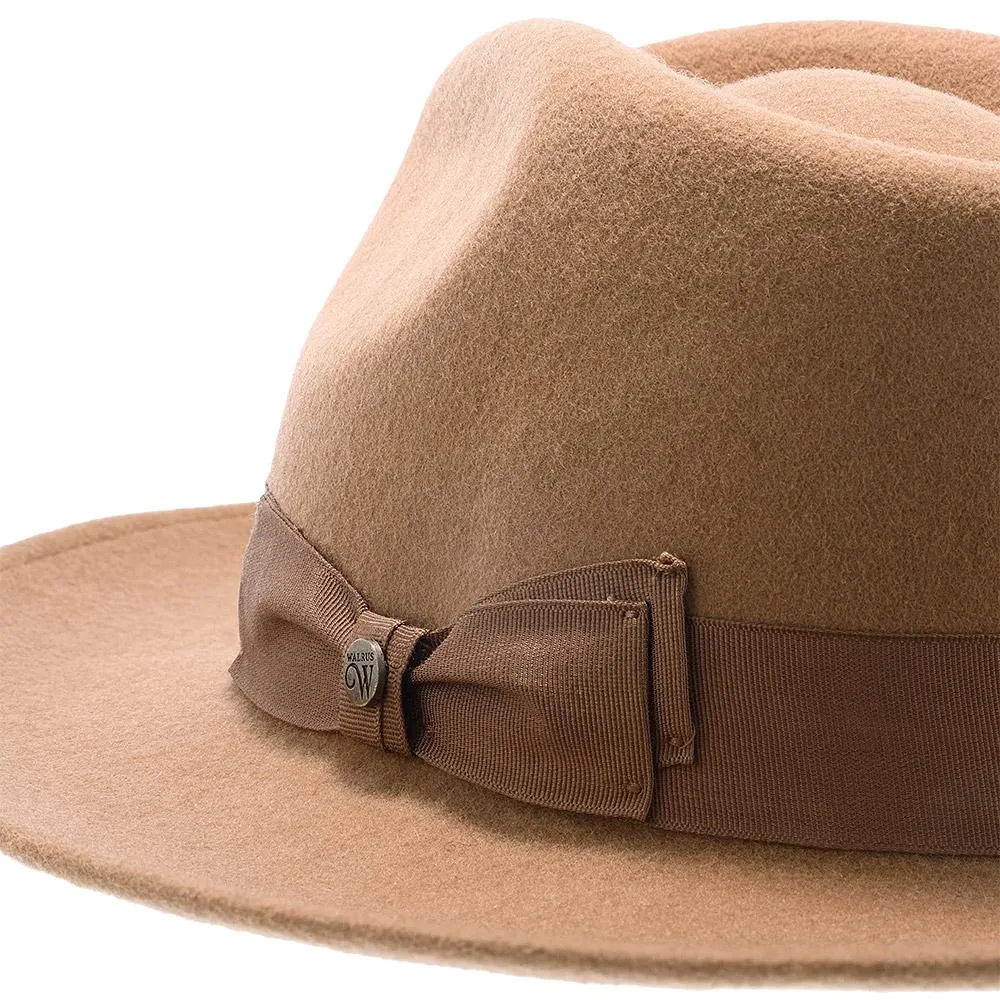 Imperial - Walrus Hats White Center Dent Wool Felt Fedora Hat