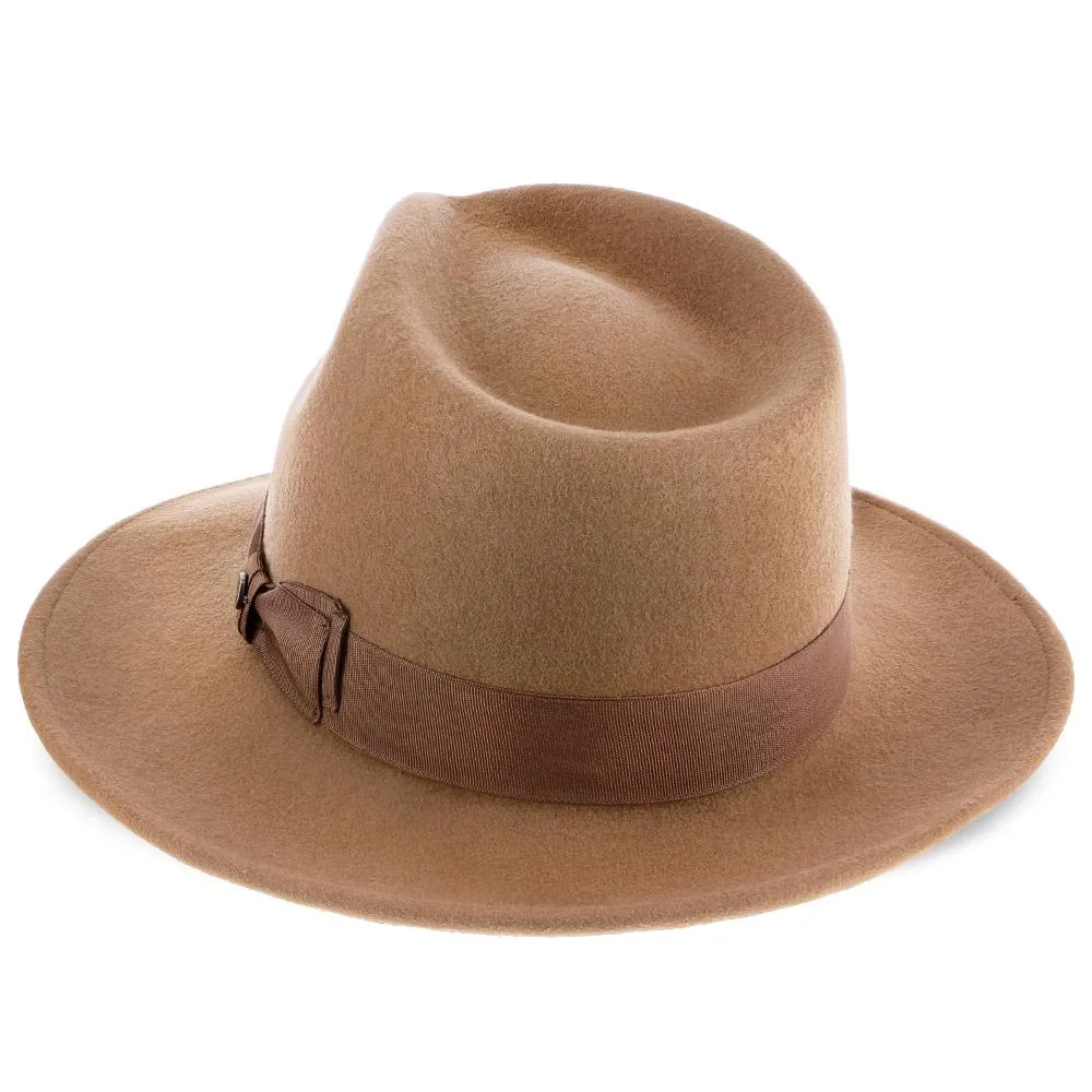 Imperial - Walrus Hats White Center Dent Wool Felt Fedora Hat