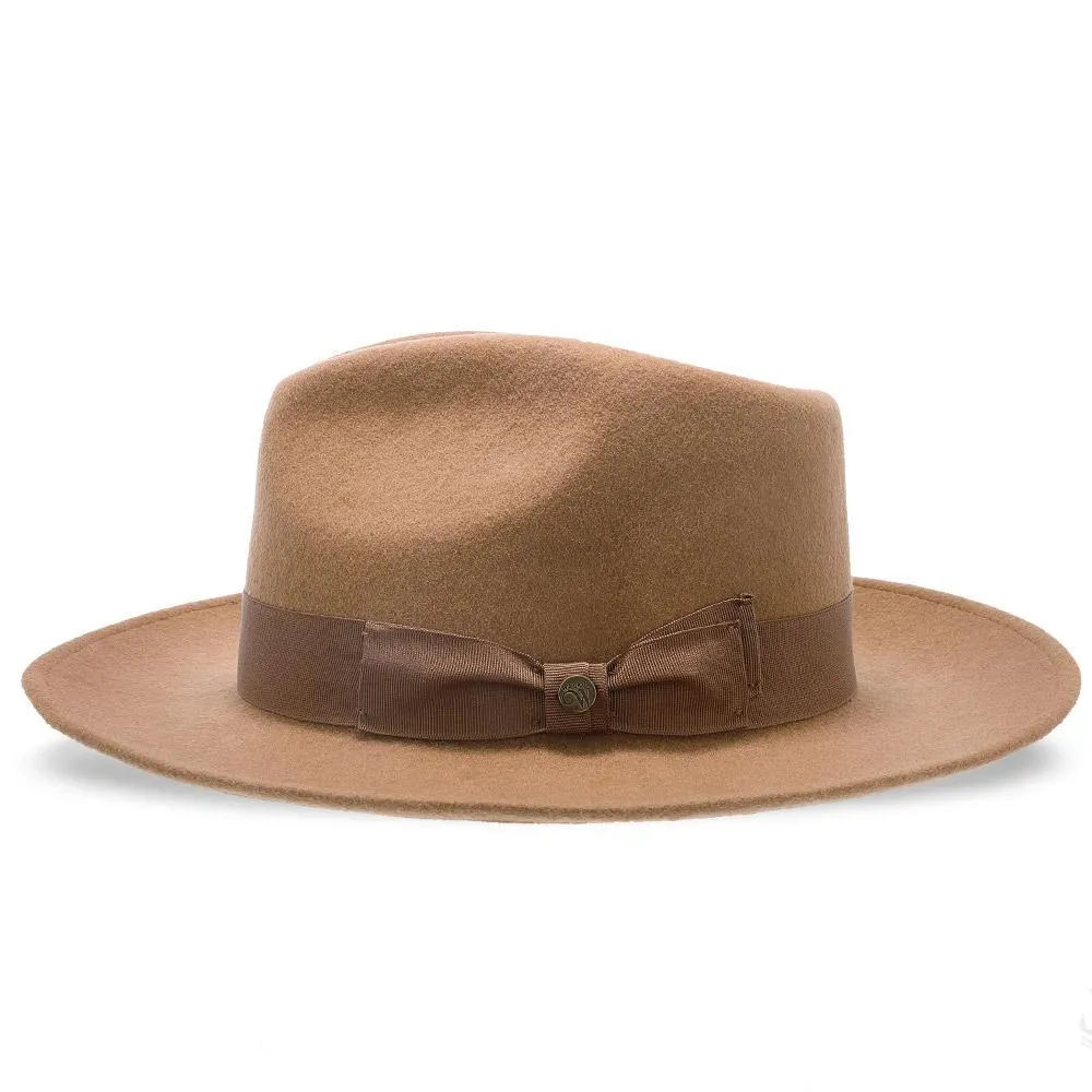 Imperial - Walrus Hats White Center Dent Wool Felt Fedora Hat