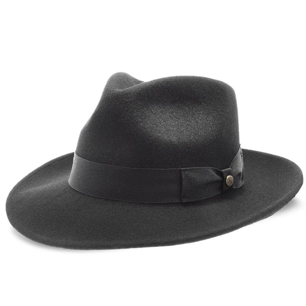 Imperial - Walrus Hats White Center Dent Wool Felt Fedora Hat