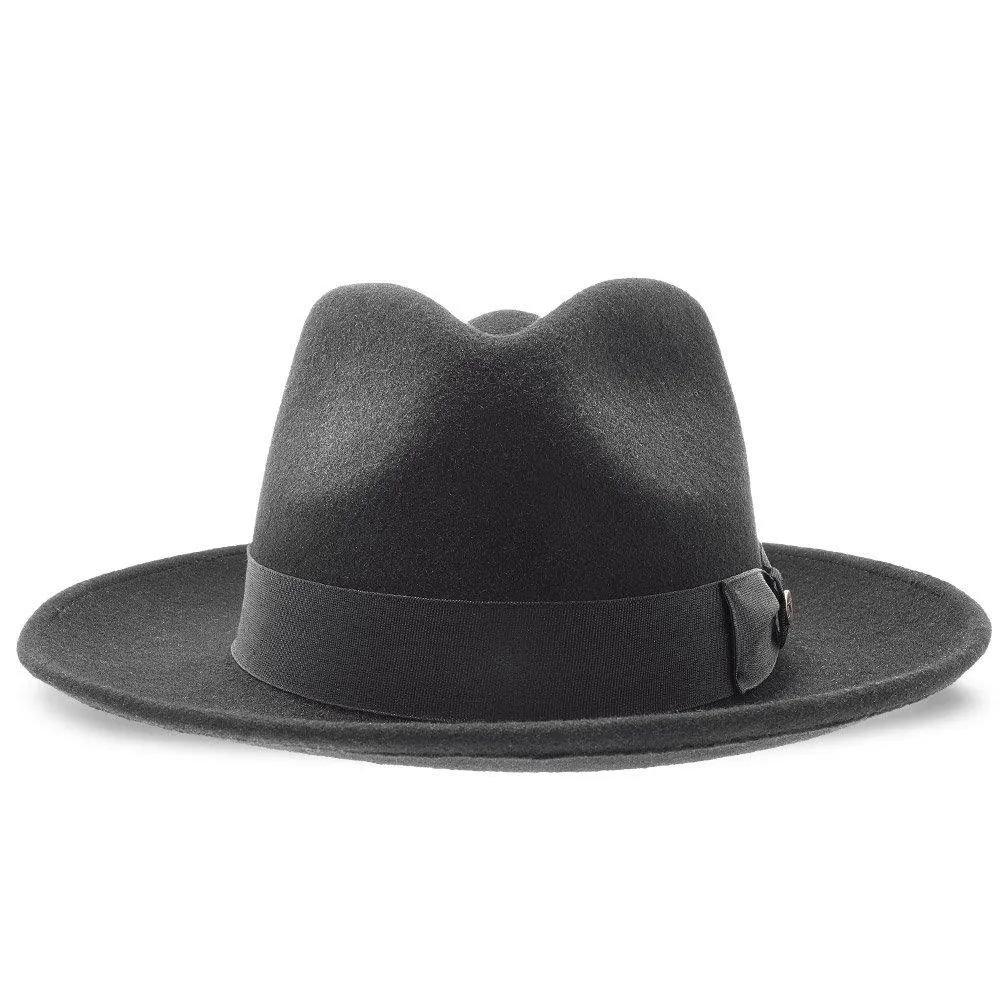 Imperial - Walrus Hats White Center Dent Wool Felt Fedora Hat