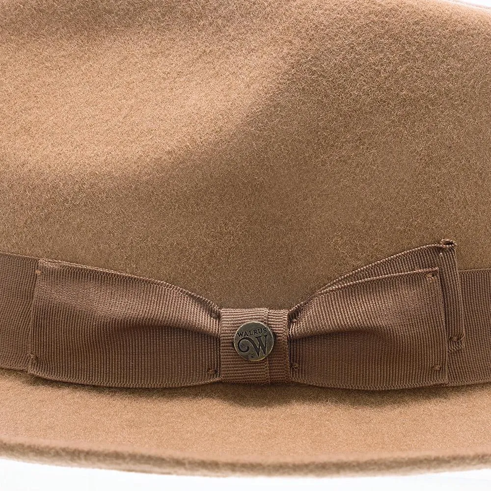 Imperial - Walrus Hats White Center Dent Wool Felt Fedora Hat