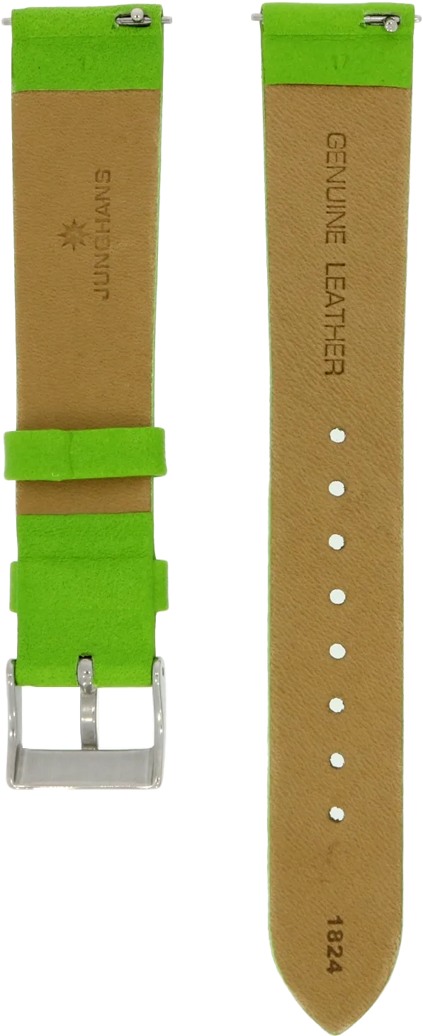 Junghans Green Leather Strap 17mm