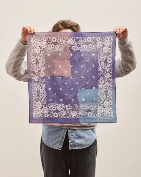 Kapital Garden Patchwork Bandana, Purple