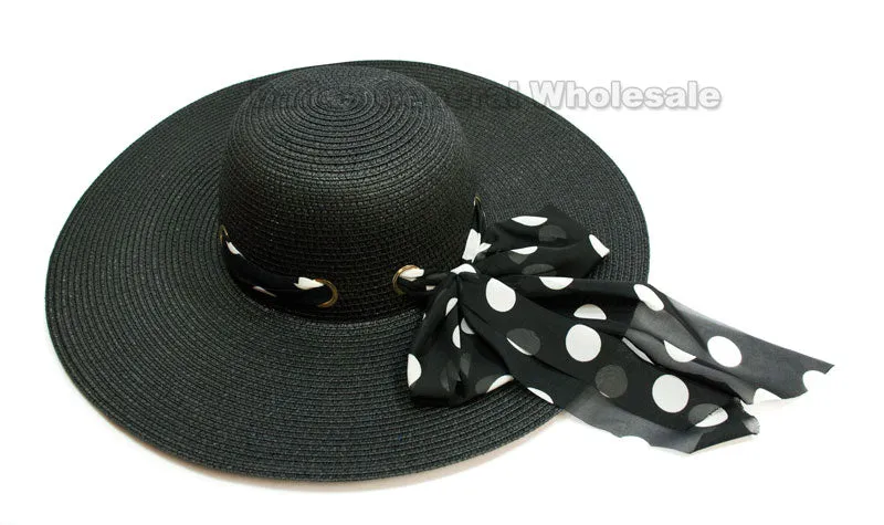 Ladies Beach Floppy Straw Hats Wholesale