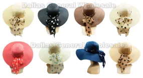 Ladies Beach Floppy Straw Hats Wholesale