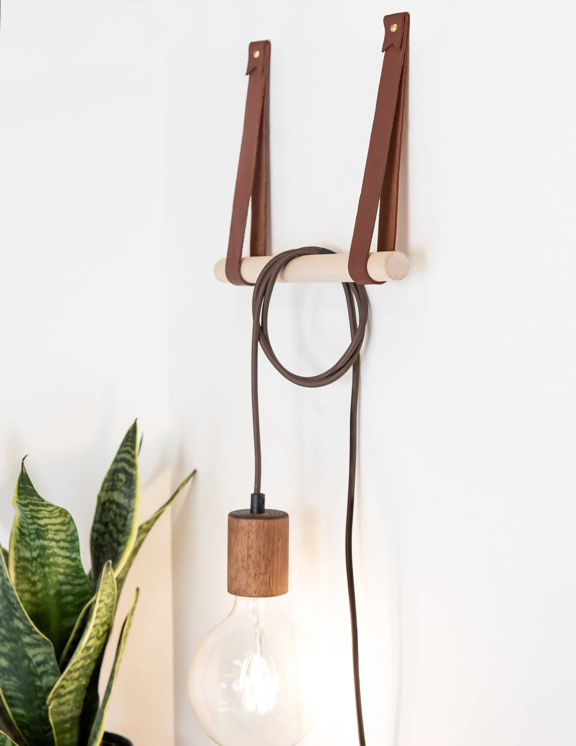 Large Leather Wall Strap
