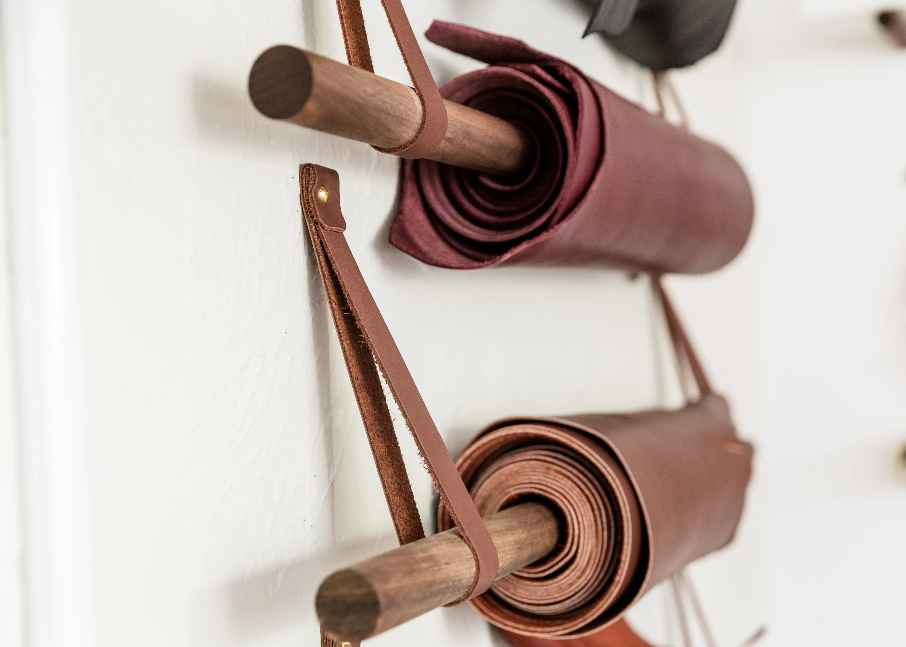 Large Leather Wall Strap