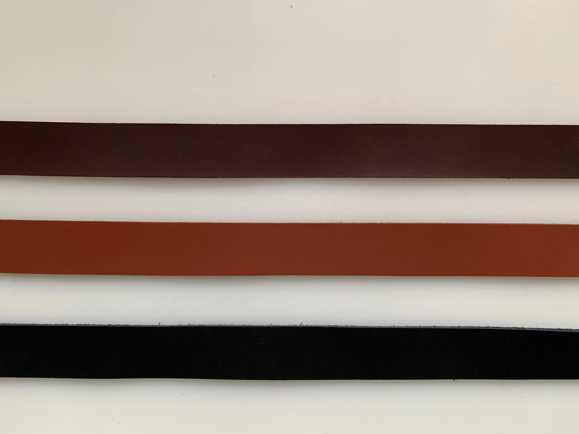 Leather Strap 3/4" black