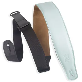 Levy MRHGS-AQU 2.5" Garment Right Height Guitar Strap, Light Blue, Aqua