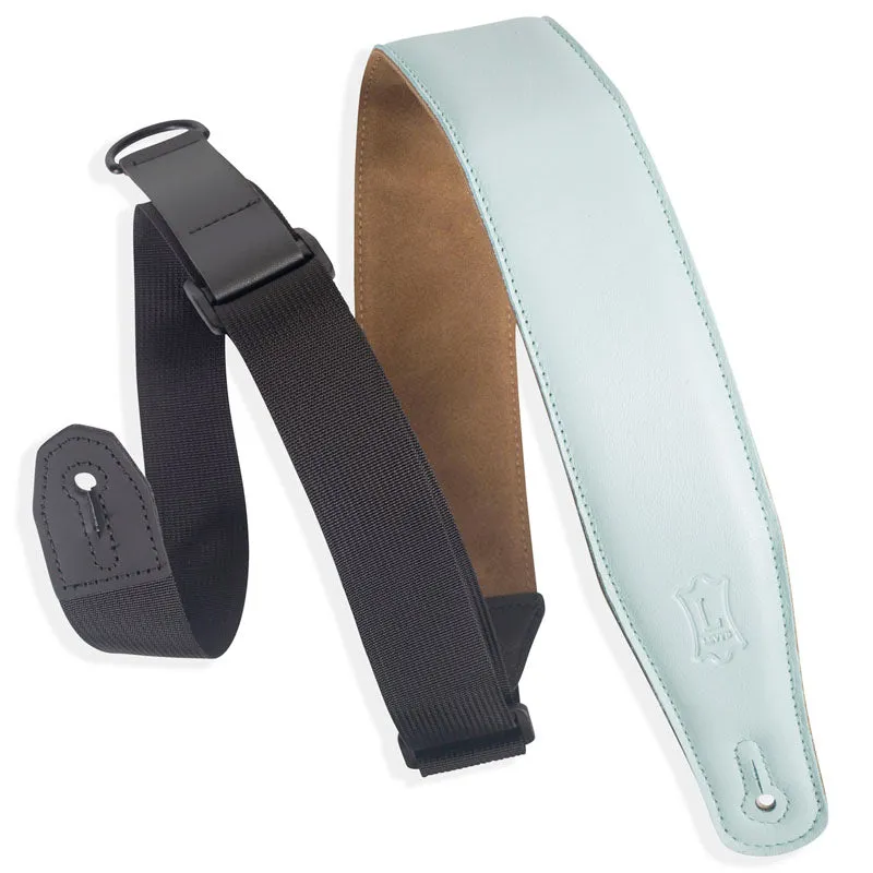 Levy MRHGS-AQU 2.5" Garment Right Height Guitar Strap, Light Blue, Aqua