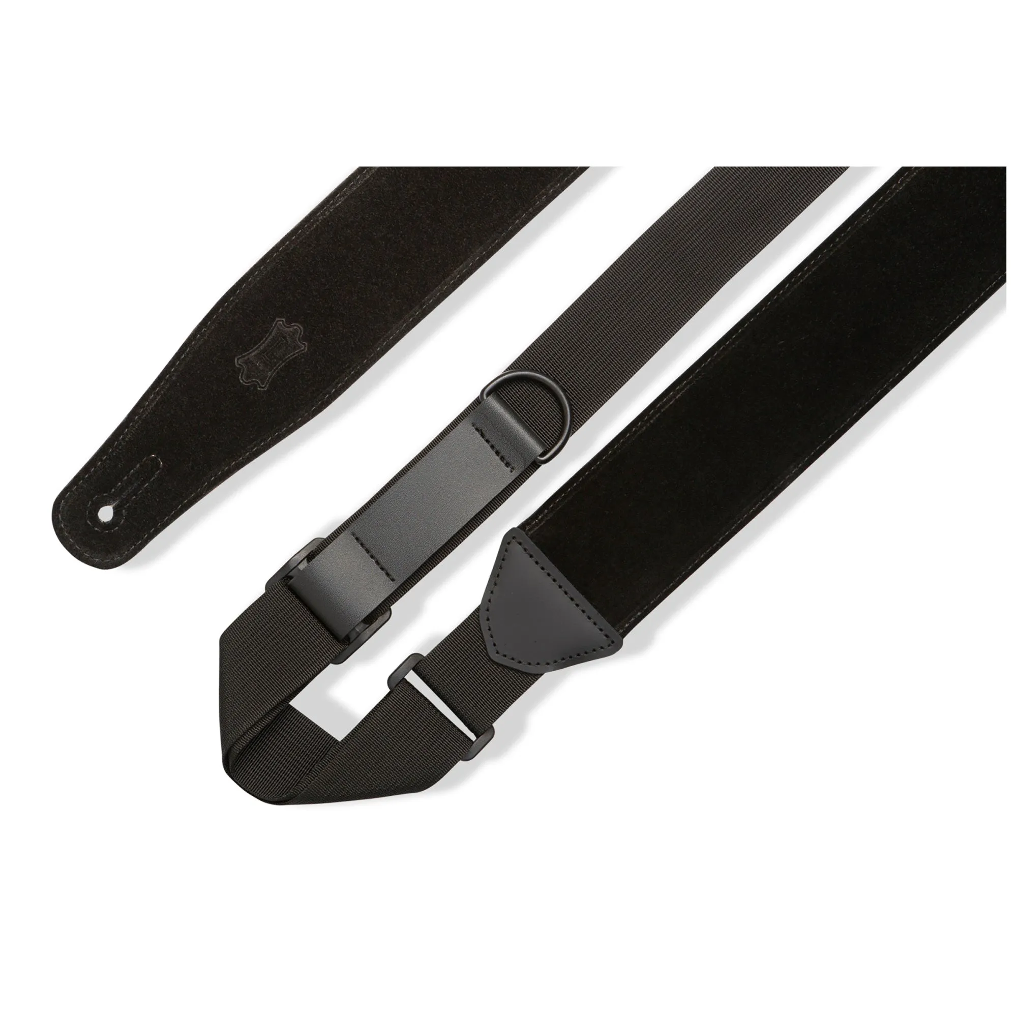 Levy's 2.5" Right Height™ Padded Suede Strap in Black