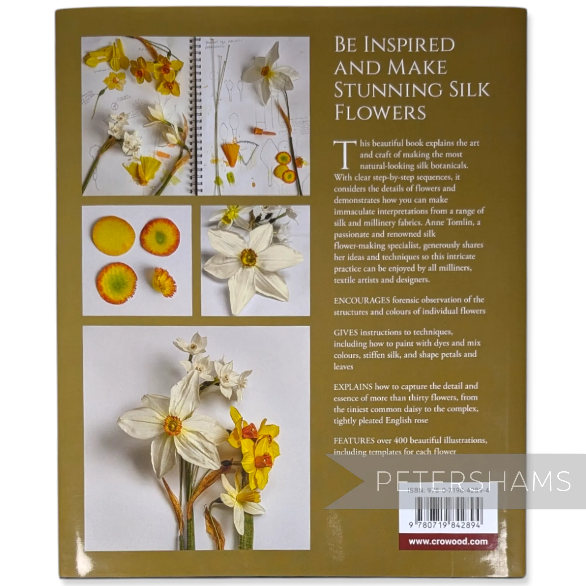 'Making Silk Flowers' Book by Anne Tomlin - with Exclusive Bookmark