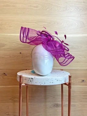Max & Ellie Large Fascinator Grape