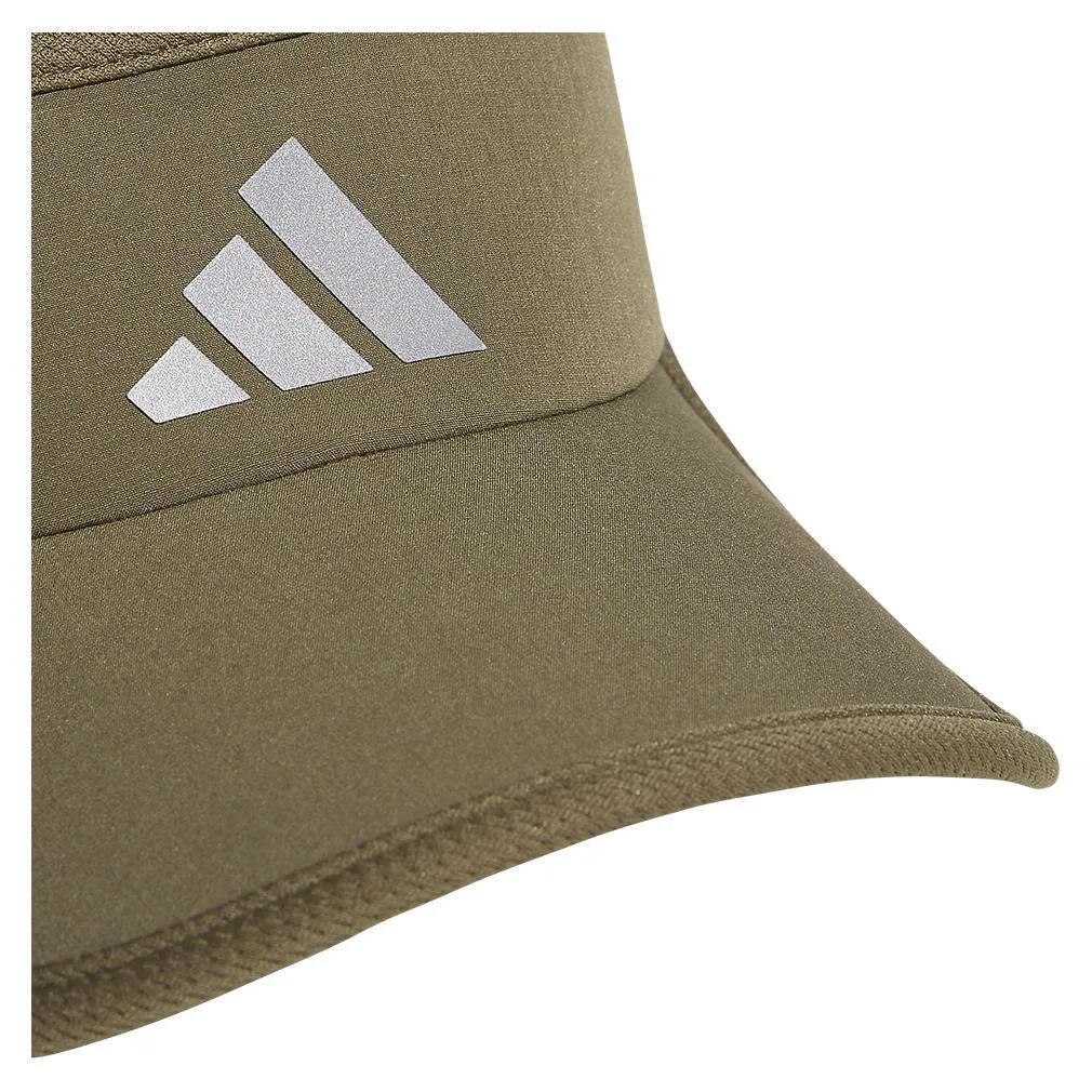 Men’s Superlite 3 Visor Olive Strata Green and Silver Metallic